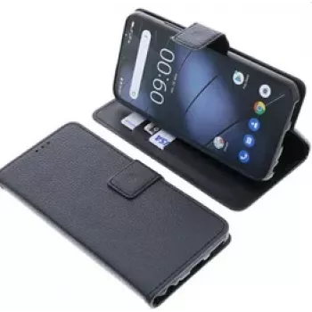 DIVERS Book-Style Case for Gigaset GS4, Black with Stand Function 21979181