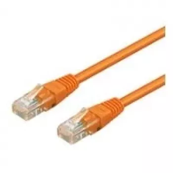 Wentronic Goobay câble patch CAT 5e U/UTP orange 0,25m CCA 95201