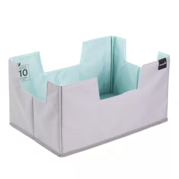Ensemble organisateur de courses keeeper nea XL, gris/aquamarine, avec séparateur amovible 1229962400000