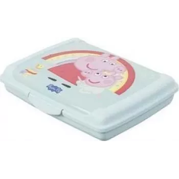 Boîte à repas keeeper carla mini Peppa Pig, 0,5 L, aquamarin Deco-Click-Box Mini, PP, fermeture à clip, 1 pièce 1070462433600