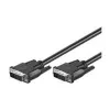 Câble Wentronic goobay DVI-D Dual Link 0,5 m noir avec vis moletées 93295