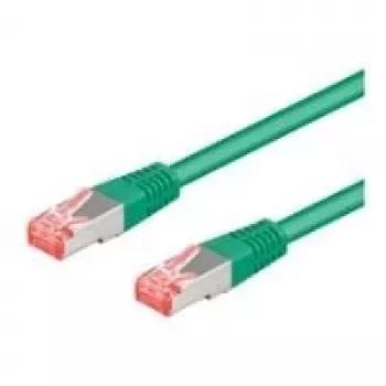 Câble patch Wentronic 95647 CAT6, RJ45 mâle vers mâle, 25 m, vert
