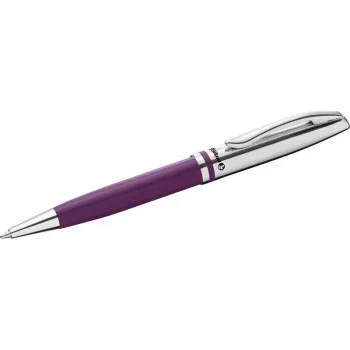Stylo bille Pelikan Jazz Classic, métal violet, mécanisme rotatif, encre bleue, medium 300013899