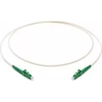 Câble patch fibre optique Corning LC/APC vers LC/APC simplex monomode, 4 m, blanc F222201J1Z20004M