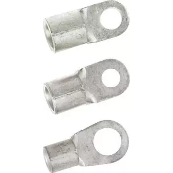 Cosse à anneau LAPP 10 mm², trou 6,5 mm, non isolée, 100 pièces 63204245