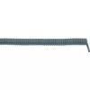 LAPP UNITRONIC SPIRAL LiF2Y11Y Coiled Data Cable, 4 x 0.25 mm², Grey, 400 mm retracted / 1600 mm extended 73220353