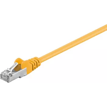 Wentronic Goobay câble patch CAT 5e, F/UTP, jaune, 7,5 m - CCA aluminium cuivré (50169)