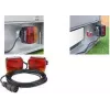 IWH ensemble de feux arrière de remorque avec base magnétique, 6 fonctions, 12V, 2 feux arrière universels pour remorques, voitures, camions, caravanes - 1 pièce (010219)