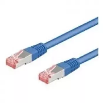 Wentronic Goobay câble patch CAT 6, S/FTP (PiMF), bleu, 30 m, LSZH sans halogène, cuivre 68275