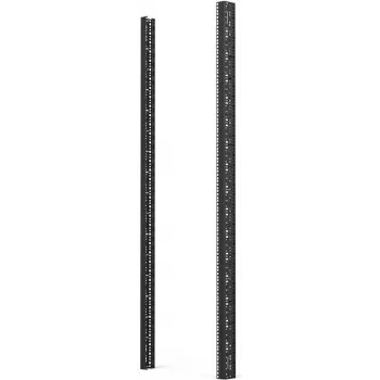 Schroff 23130-014 rail de montage vertical, 38U, 1800 mm, acier, noir