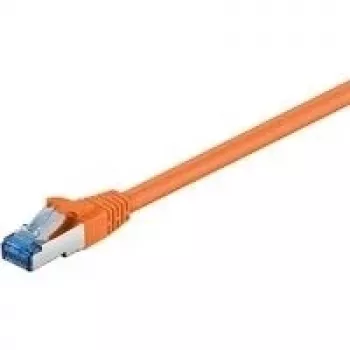Câble patch Wentronic Goobay CAT 6a S/FTP, RJ45, 5 m, orange, LSZH, cuivre 93818