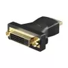 Adaptateur HDMI vers DVI-D Wentronic Goobay, HDMI mâle vers DVI-D femelle, doré, noir, 2560x1600 68930