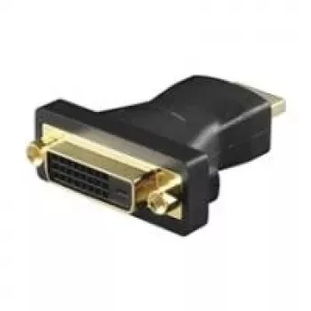 Adaptateur HDMI vers DVI-D Wentronic Goobay, HDMI mâle vers DVI-D femelle, doré, noir, 2560x1600 68930