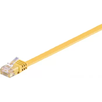 Câble patch Wentronic RJ45 CAT6 0,5 m, U/UTP, jaune 96396