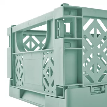 Mini boîte pliante keeeper fritzi, taille L, Nordic Green, 9,6 litres, boîte de rangement décorative pliable, apte au contact alimentaire, 1 pièce 1023431500000