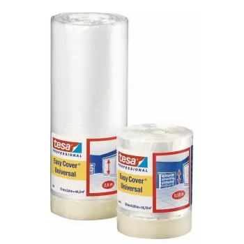 Film de protection tesa Easy Cover® avec ruban adhésif intégré 33 m x 2100 mm 04368-00000-03
