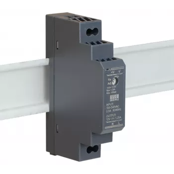EXSYS EX-6970 DIN Rail Power Supply 15W 12V DC 1.25A