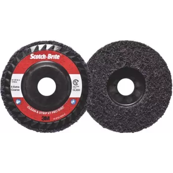 Disque de nettoyage grossier 3M Scotch-Brite XT-RD Pro 115x22mm M14 carbure de silicium 7100192330