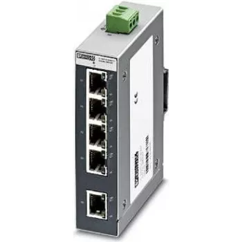 Commutateur Ethernet industriel Phoenix Contact FL SWITCH SFNB 5TX, 5 ports 10/100 Mbit/s, rail DIN, 24 V DC 2891001