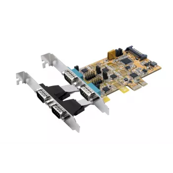 EXSYS EX-45034 PCIe 4-Port Serial RS-232/422/485 Card (FTDI)