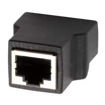 EXSYS EX-49112 RJ45 Female to 8-Pin Terminal Block Adapter with Push Button, CAT.5e
