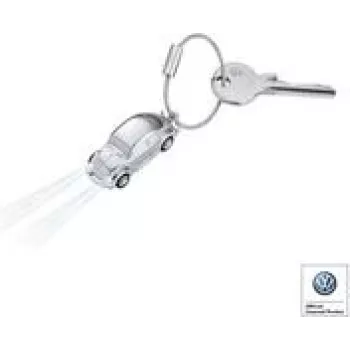 Porte-clés Troika KR16-40/CH en aluminium moulé - argent
