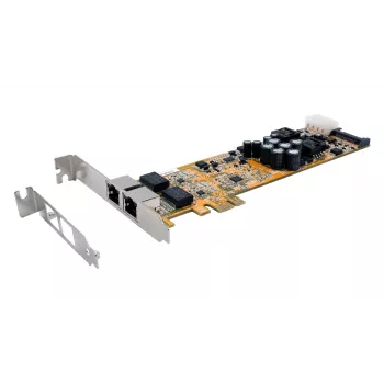 EXSYS EX-6072POE-2 Dual Gigabit Ethernet PCIe Card with PoE, Low Profile