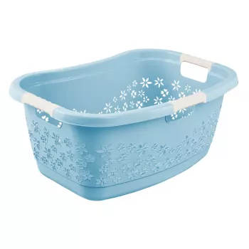 Panier à linge ergonomique en forme de rein keeeper Lasse, Nordic Blue, 40 L, poignées Soft-Grip, 1 pièce 1078268000000
