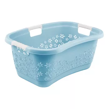 Panier à linge ergonomique en forme de rein keeeper Lasse, Nordic Blue, 40 L, poignées Soft-Grip, 1 pièce 1078268000000