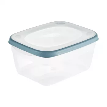 Boîte de conservation alimentaire keeeper Franco, 1,8 L, rectangulaire, bord bleu 1079468000000