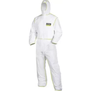 Combinaison de protection jetable UVEX 9871012 type 5/6 taille XL blanche