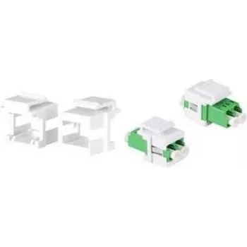 Supports keystone LogiLink NK0092 pour coupleurs LC duplex / SC simplex sans bride, 100 pièces