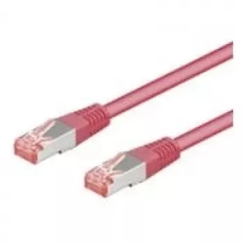 Câble patch Goobay CAT 6 S/FTP Wentronic, magenta, 30 m, LSZH, cuivre 93440