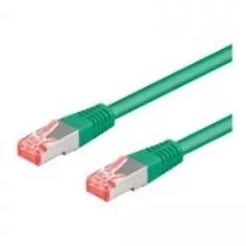 Câble patch Goobay CAT 6a S/FTP Wentronic, 10 m, vert, LSZH, cuivre 93702