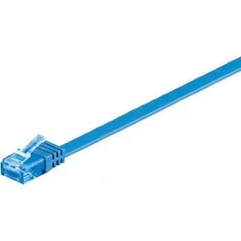 Câble patch RJ45 CAT6a Wentronic, 5 m, U/UTP, plaqué or, 10 Gbit/s 96339