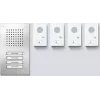 Ensemble audio Siedle SET CLAB 850-4 E/W Classic acier inoxydable/blanc (210010048-00)