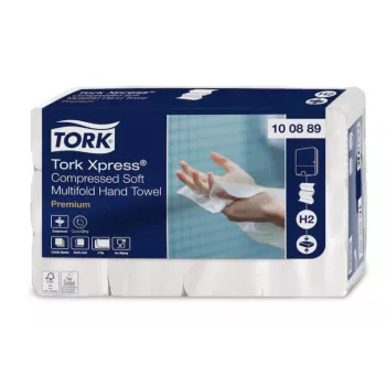 TORK 100889 essuie-mains Xpress Multifold blanc (12 paquets)