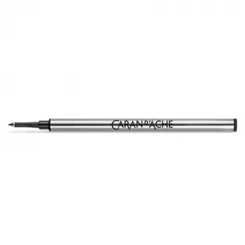 Caran d'Ache Rollerball Pen Refill, Fine, Black, Stainless Steel Tip, 1 Piece (8228.009)
