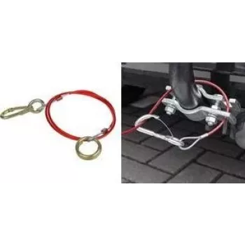 Câble de sécurité de rupture pour remorque IWH 019611 acier 1 m