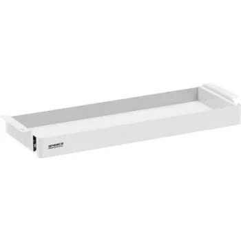 SpeaKa Professional SP-DA163-W tiroir sous bureau, blanc, hauteur intérieure 73 mm, acier SP-14124328
