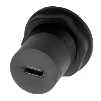 EXSYS EX-49214 USB-C Female to USB-C Female Panel Mount Adapter, USB 3.2 Gen 1