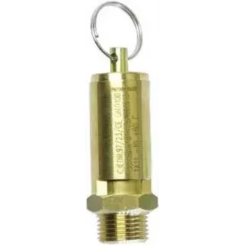 Soupape de sécurité pour air comprimé Aerotec 1/2 pouce, 10 bar, laiton 9049104