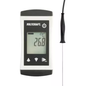 Thermomètre de précision VOLTCRAFT PTM-130 Pt1000, -70 à +250 °C, IP65 VC-8603585