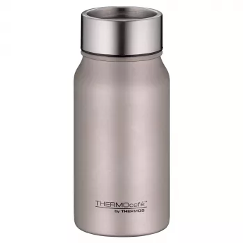THERMOS TC Insulated Travel Mug, 0.35 L, Rose Matte Stainless Steel, Leak-Proof, Double-Walled 4097.371.035