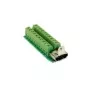 EXSYS EX-49065 Adaptateur, HDMI femelle 19 broches vers bornier 20 broches