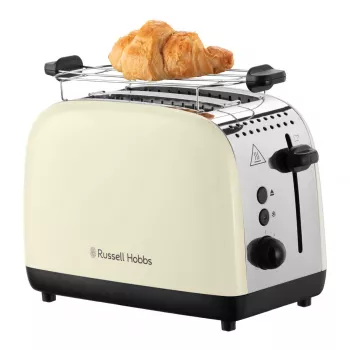 Russell Hobbs 26551-56 Grille-pain 2 tranches, fentes extra larges, fonction décongélation et réchauffage