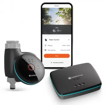 Ensemble de commande d'arrosage connecté Gardena 19043-20 smart Water Control
