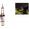 Bradas V-SERIES Bypass Garden Shears with Straight Stainless Steel Blade, Orange, 1 Piece (KT-V1020)