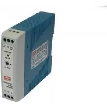 EXSYS EX-6950 alimentation pour rail DIN 24W 24V 1A, bleu/gris