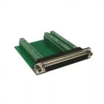 EXSYS EX-49040 D-SUB 37-Pin Male to Screw Terminal Block Adapter, Green/Silver